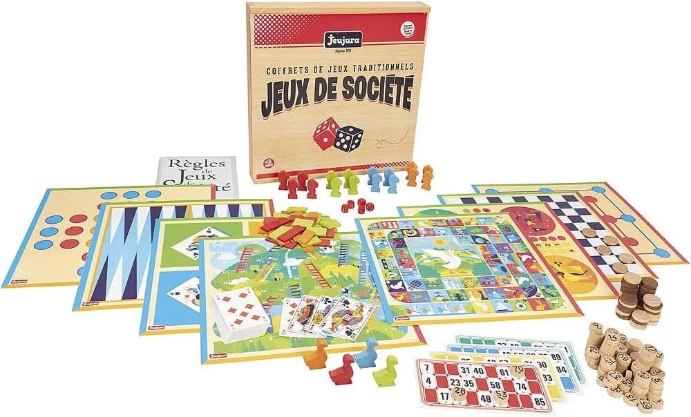 JeuJura coffret de jeux traditionnels en bois petit format