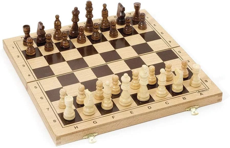 JeuJura Jeu d'Échecs en Bois - Coffret Pliant