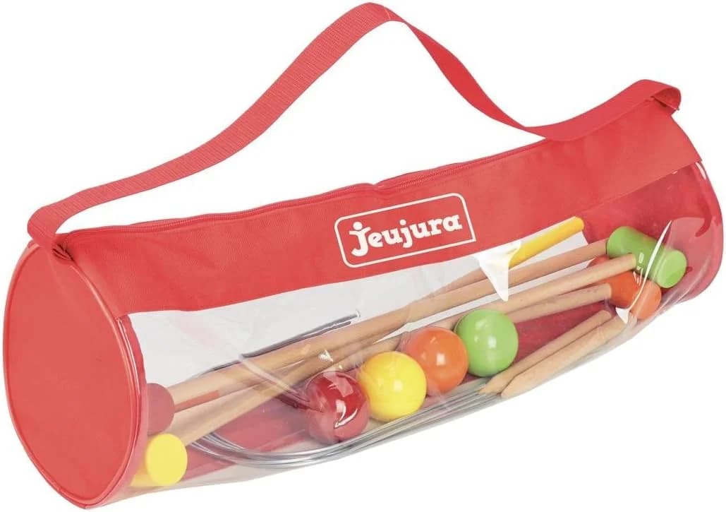 JeuJura jeu de croquet enfant en bois 4 joueurs