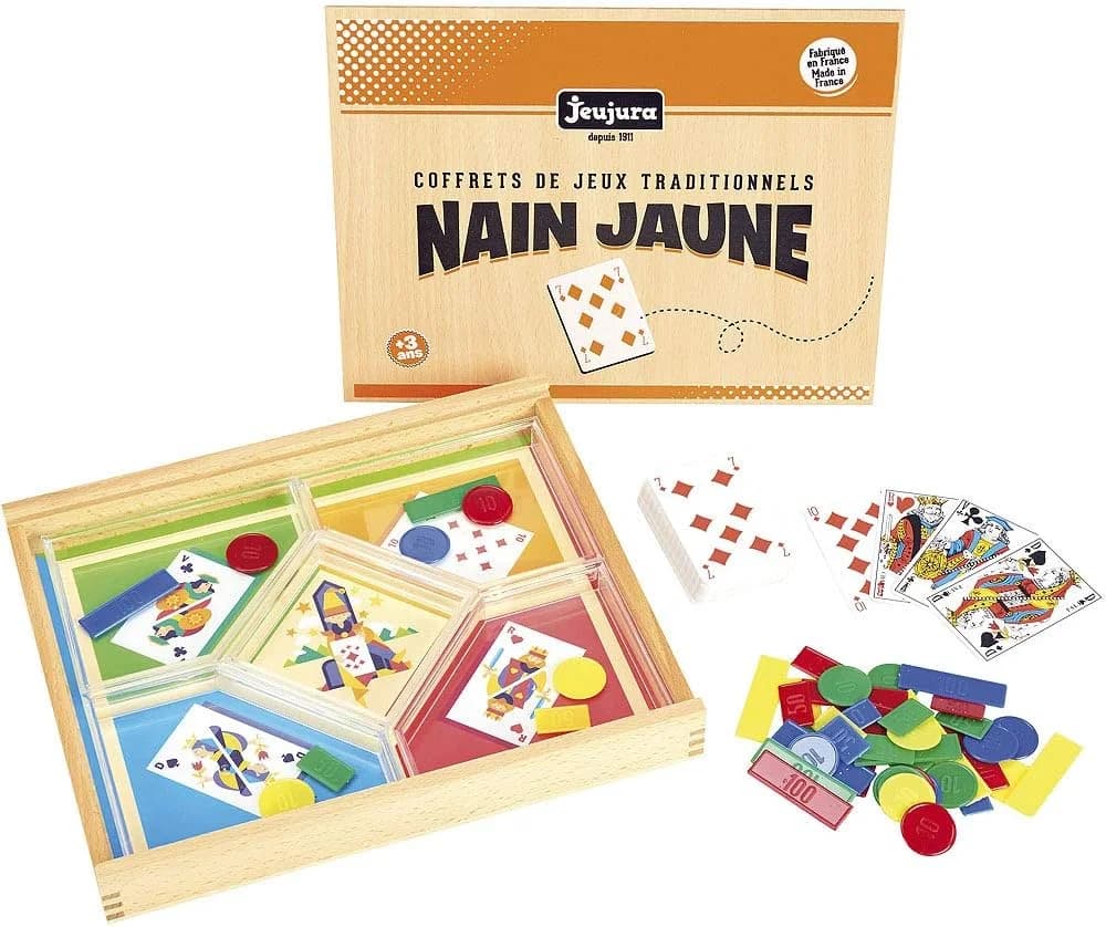JeuJura Nain Jaune en Bois - Coffret