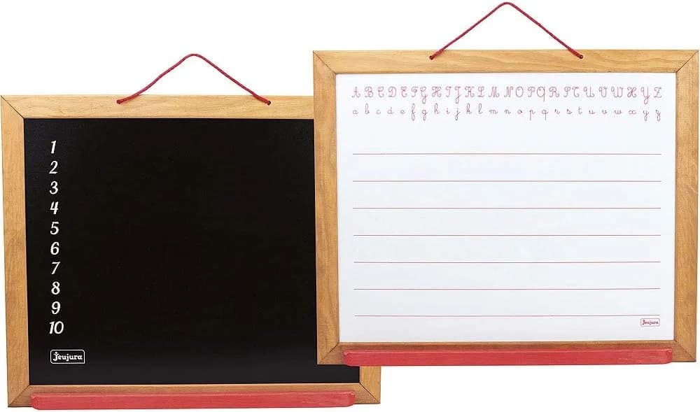 JeuJura tableau mural réversible en bois magnétique