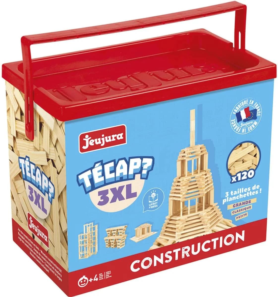 JeuJura Técap 3XL 120 planchettes en bois