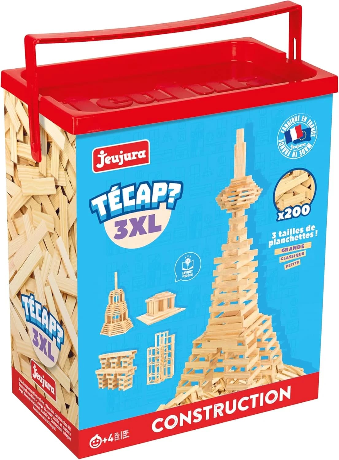 JeuJura Técap 3XL 200 planchettes en bois