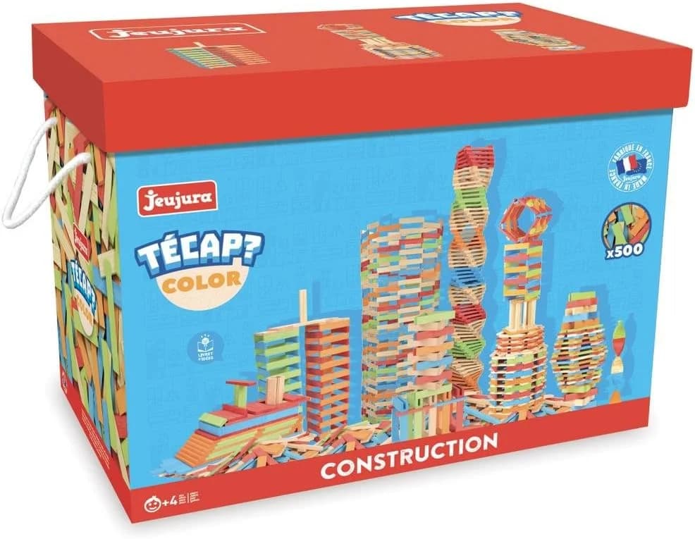 Jeujura Técap Color en bois - 500 pièces