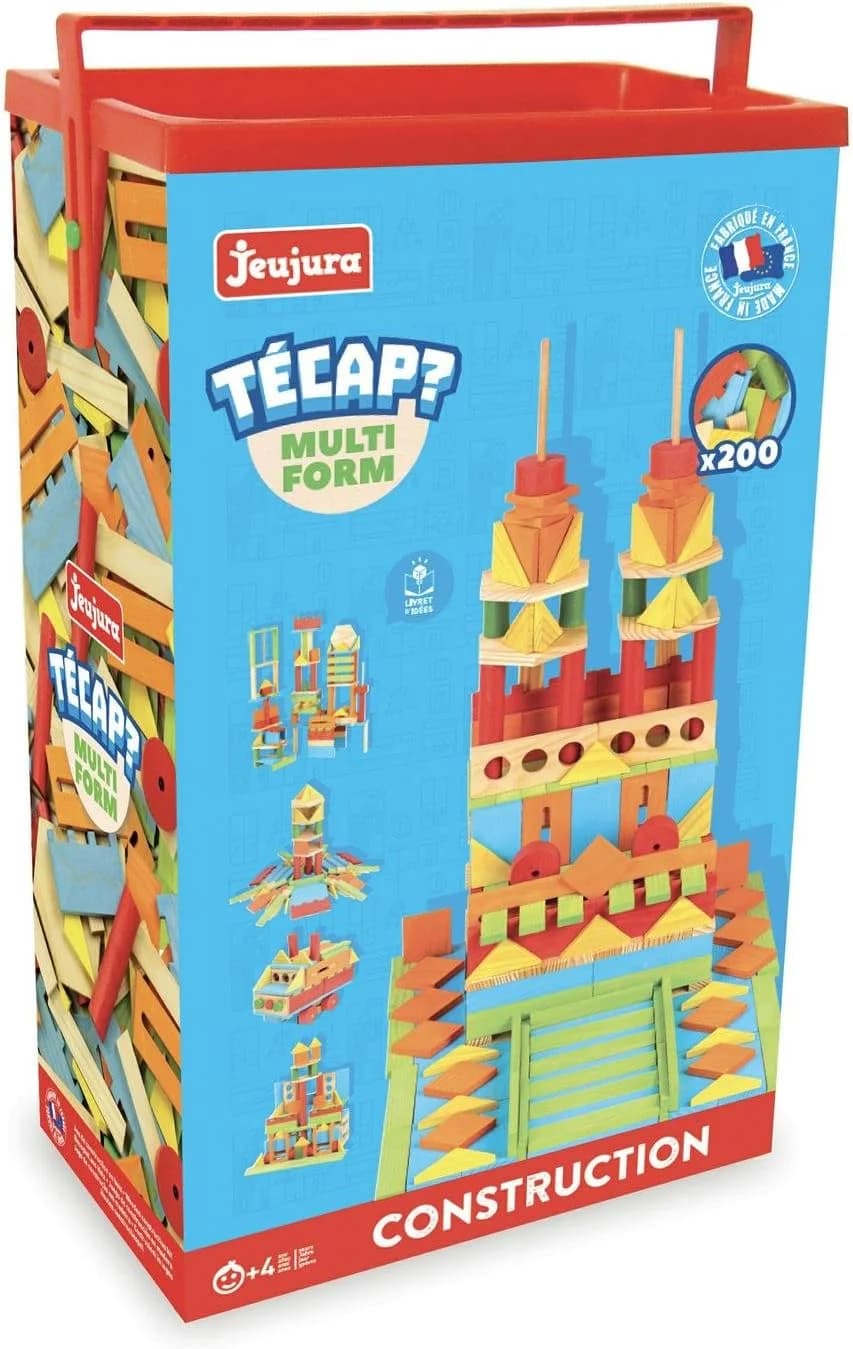 Jeujura Técap Multiform en bois - 200 pièces