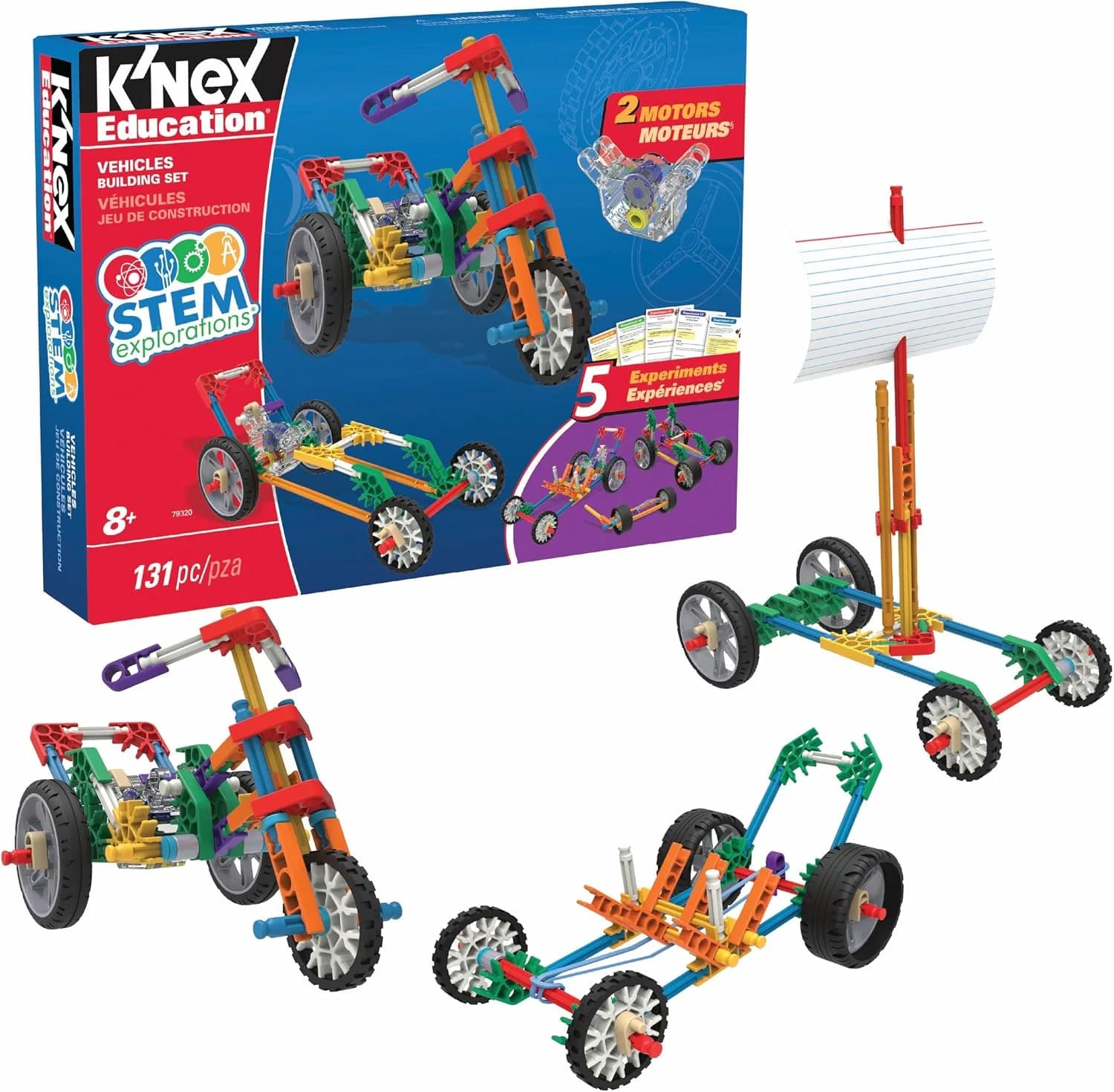K'NEX Education, 7 véhicules à construire 131 pièces