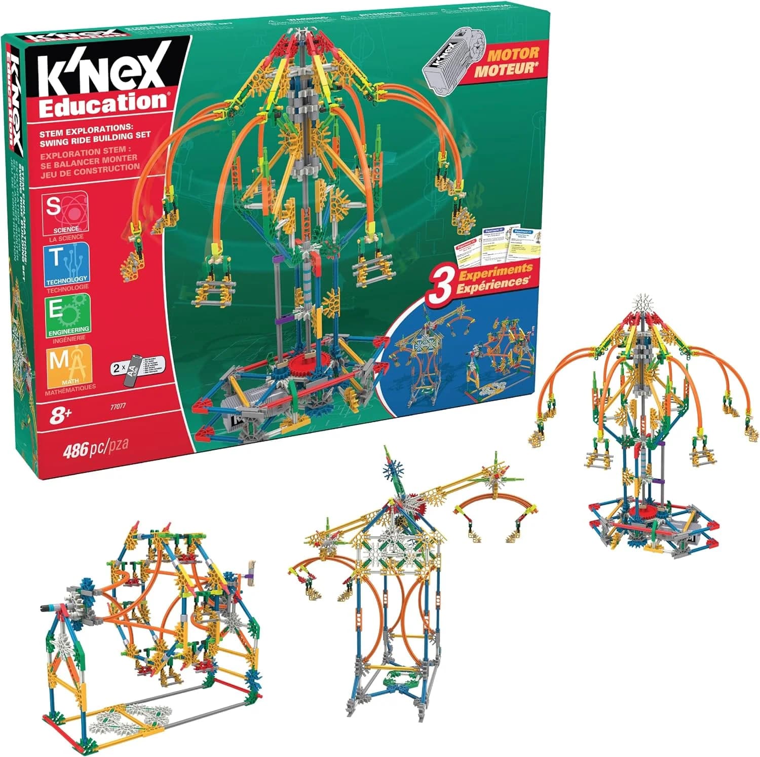 K'NEX Education Swing Ride, manèges 486 pièces