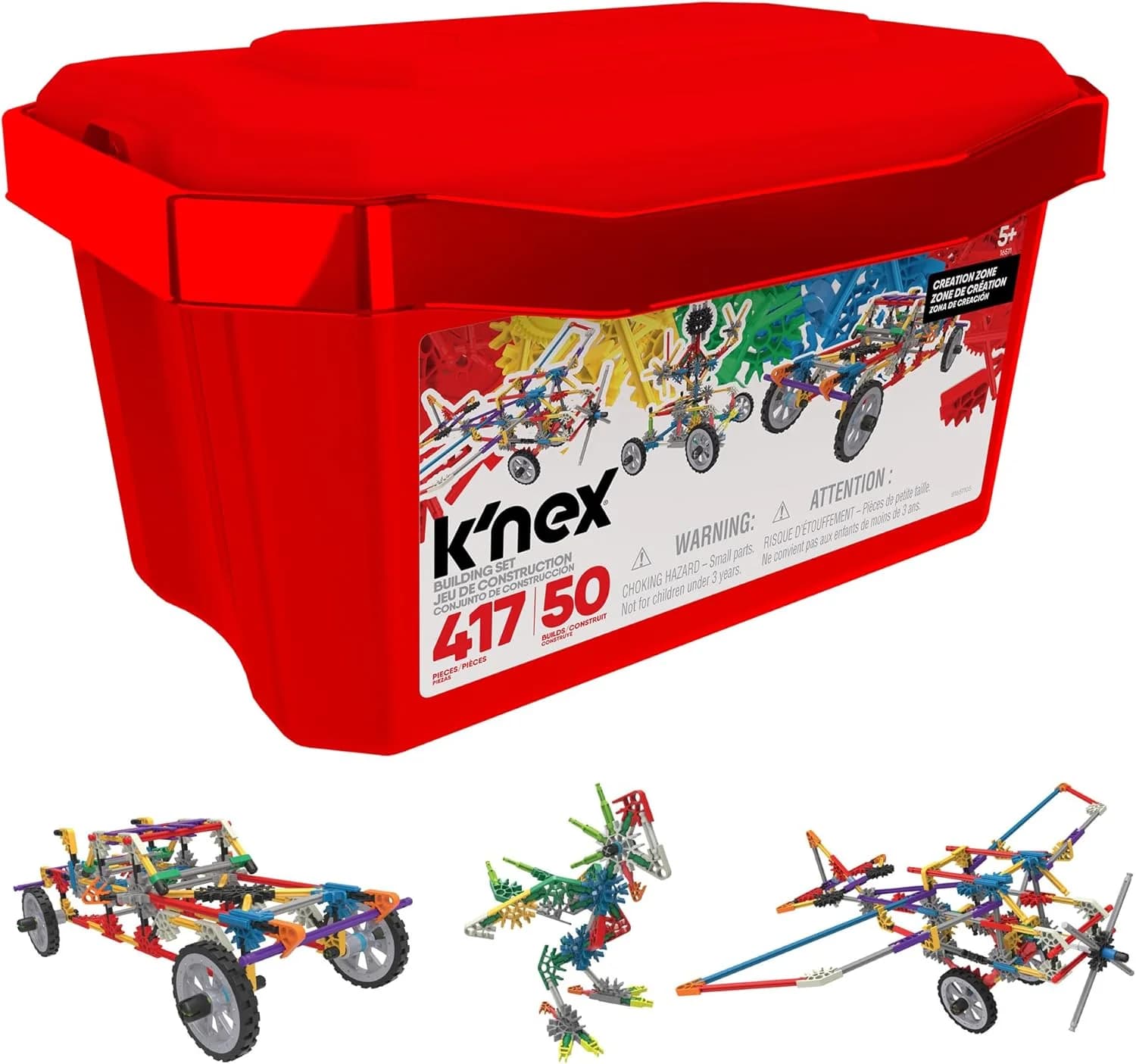 K'NEX Imagine Creation Zone, 417 pièces à assembler