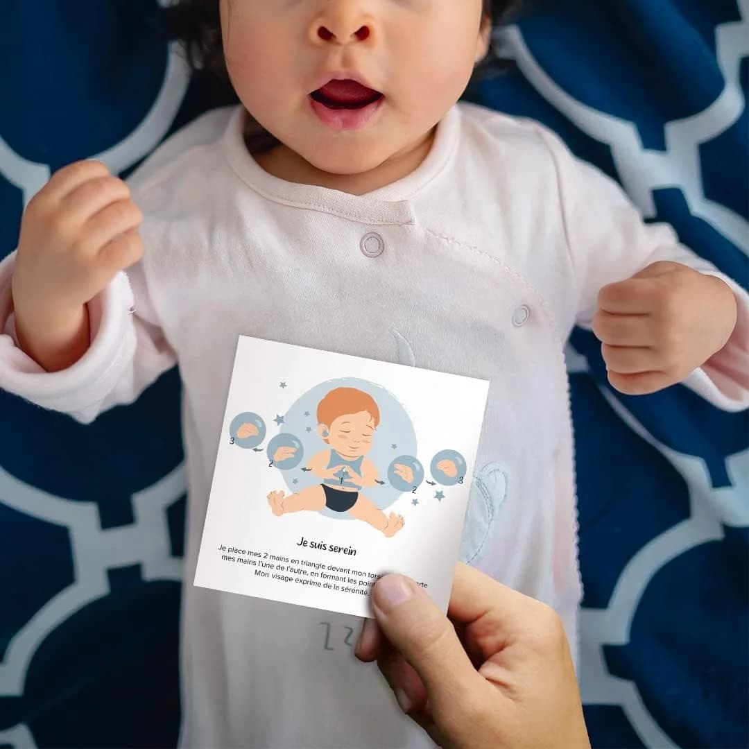 L'Atelier Gigogne - Cartes bébé signe Mes Émotions