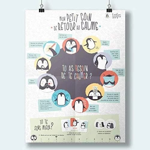 L'Atelier Gigogne Poster retour au calme enfant