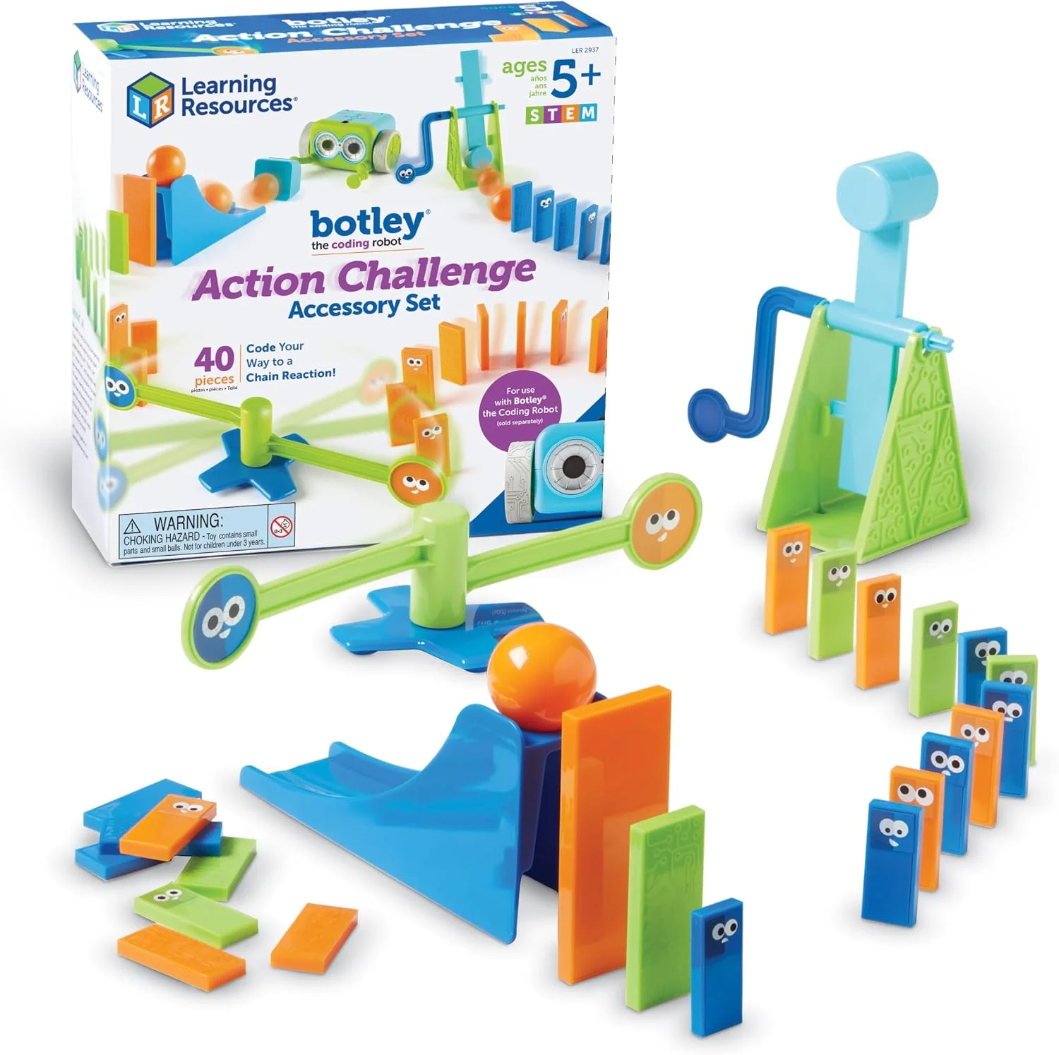 Learning Resources Botley, kit de défis 38 pièces