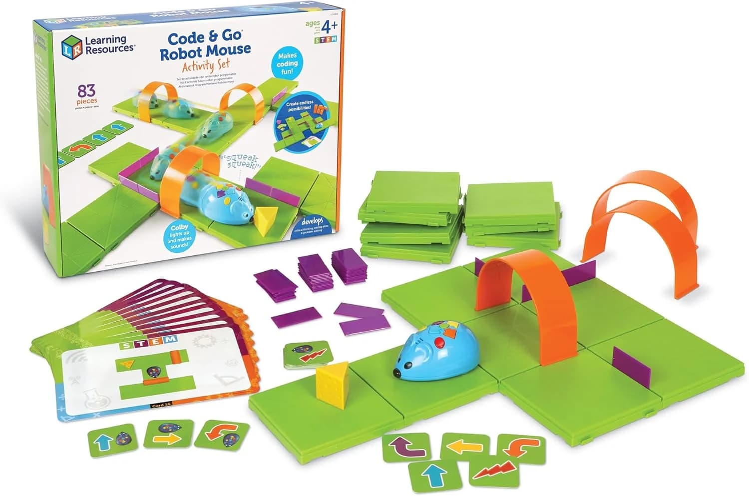 Learning Resources Code & Go, souris robot et labyrinthe