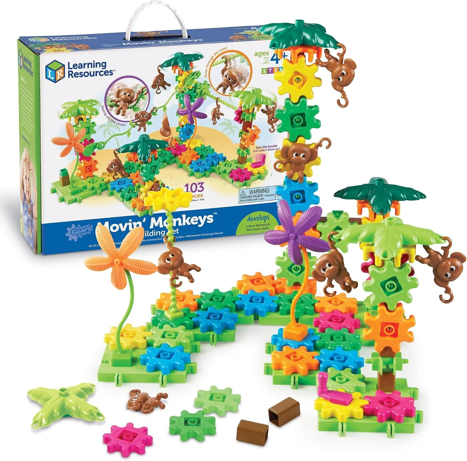 Learning Resources Gears, singes et engrenages