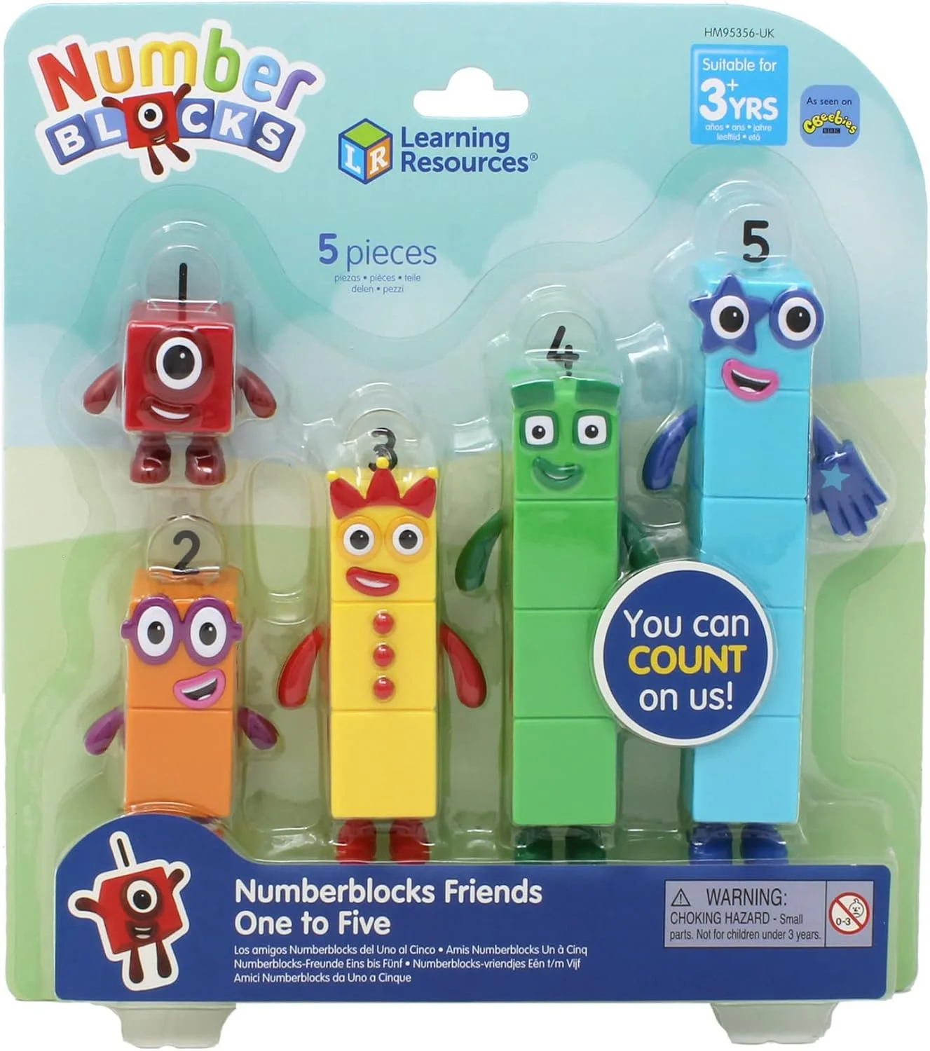 Learning Resources Numberblocks, 5 figurines de 1 à 5