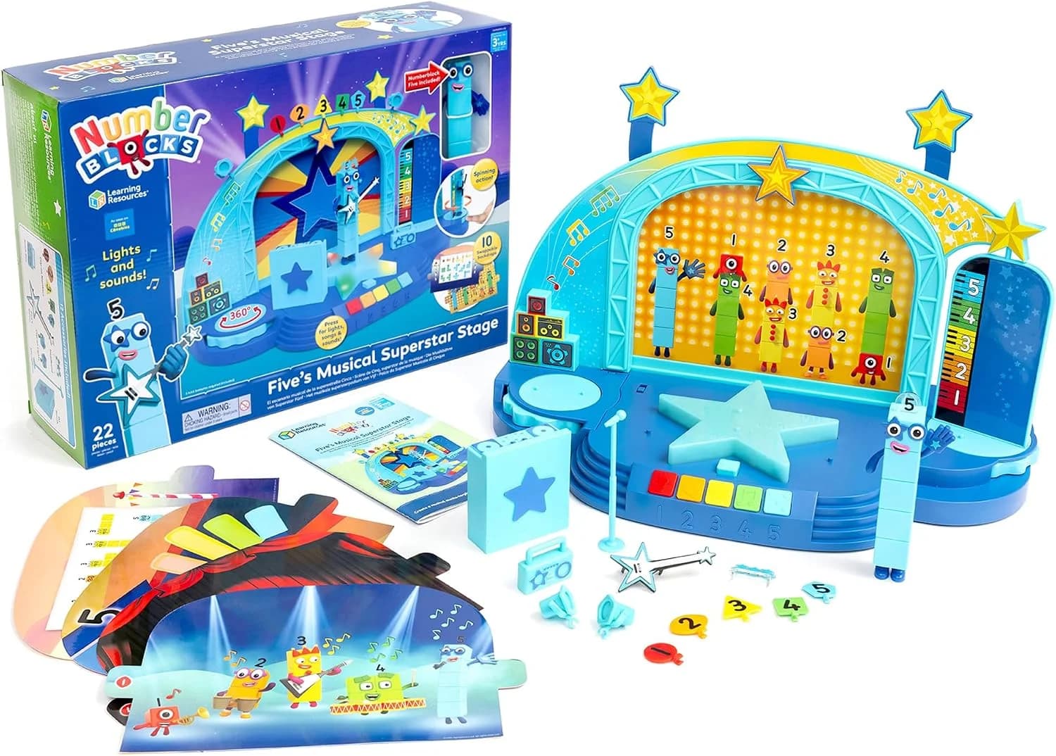 Learning Resources Numberblocks, scène musicale Five