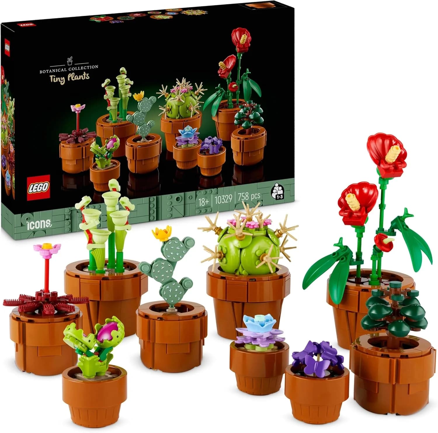 LEGO Botanicals Plantes miniatures à construire
