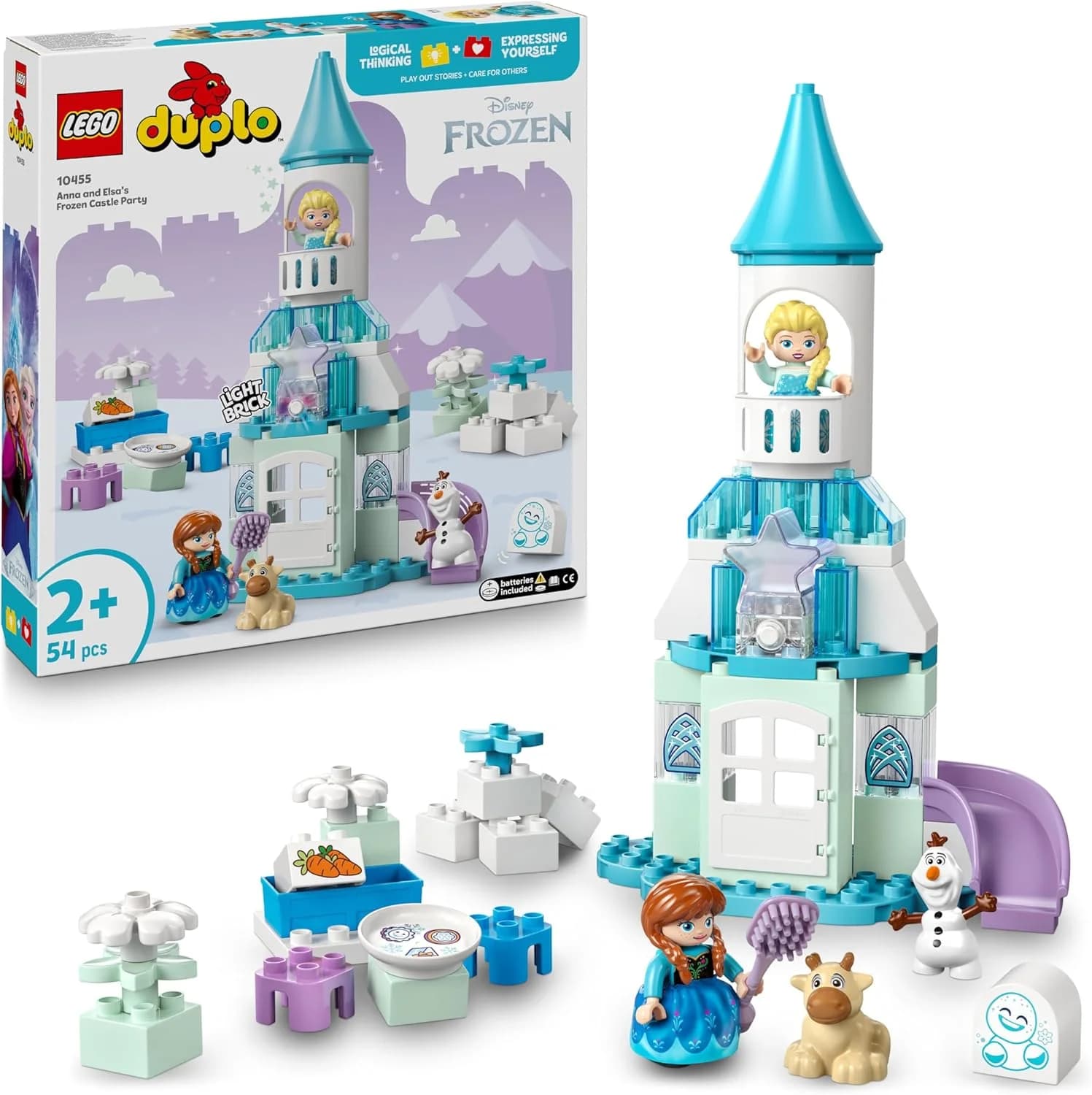 LEGO DUPLO Frozen, château Anna et Elsa 10455
