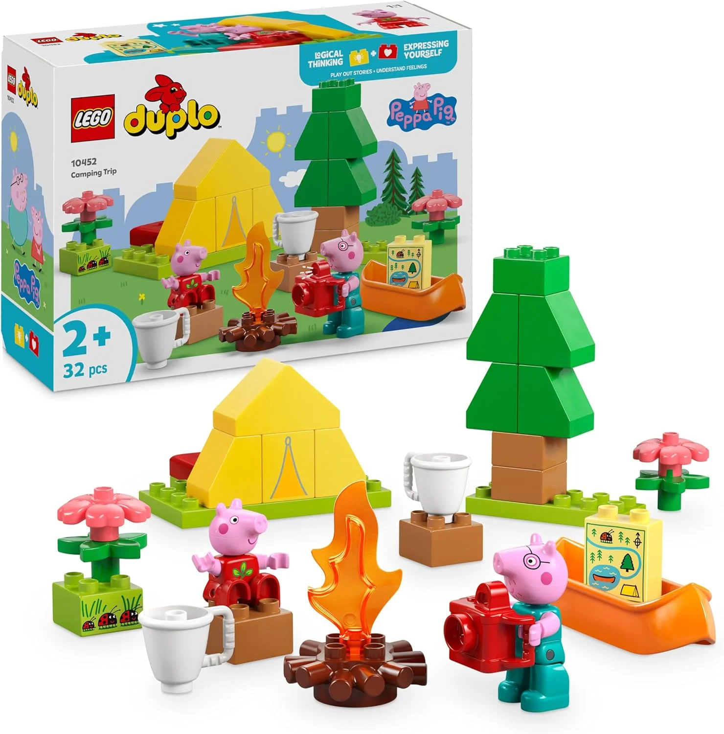 LEGO DUPLO Peppa Pig Camping 10452