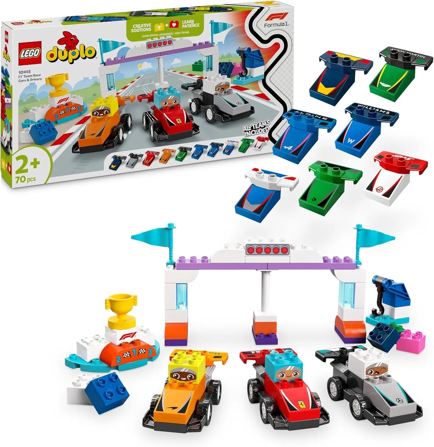 LEGO DUPLO Voitures de course F1 10445