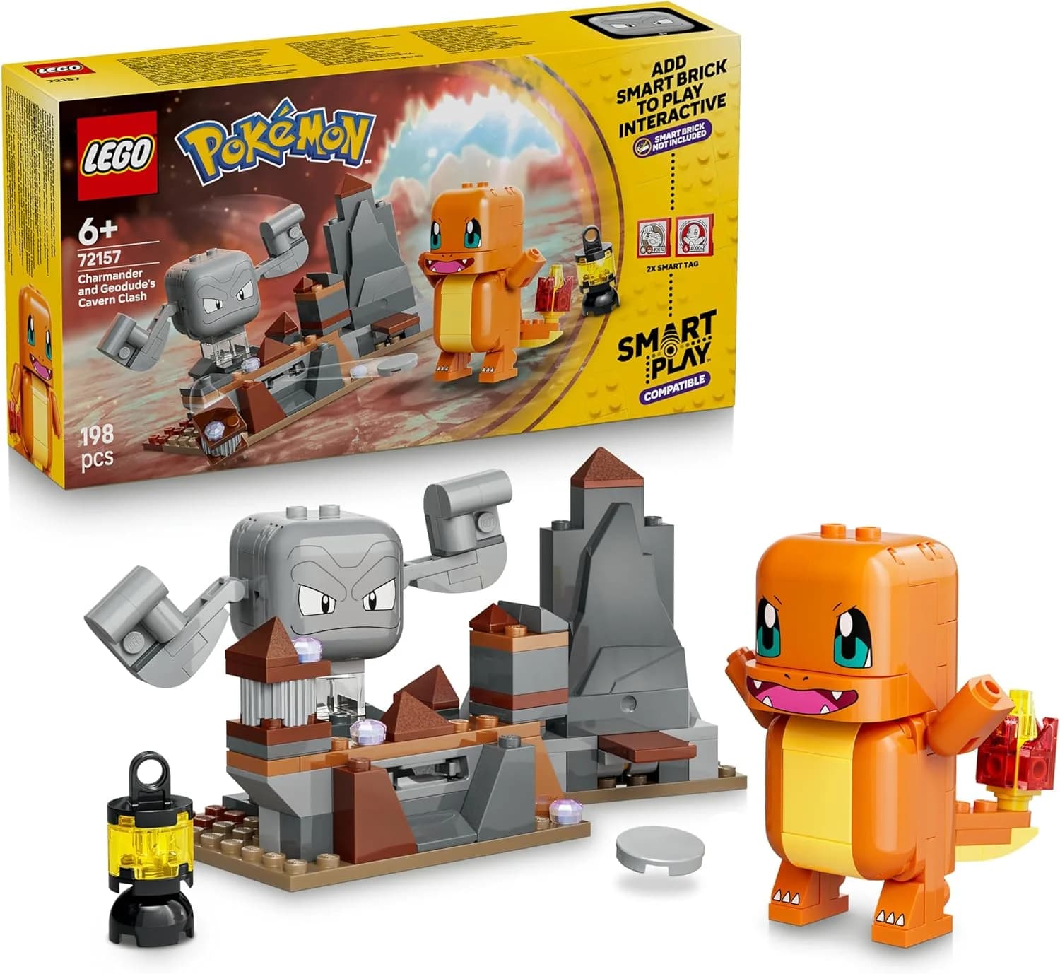 LEGO Pokémon Salamèche et Racaillou, grotte 72157
