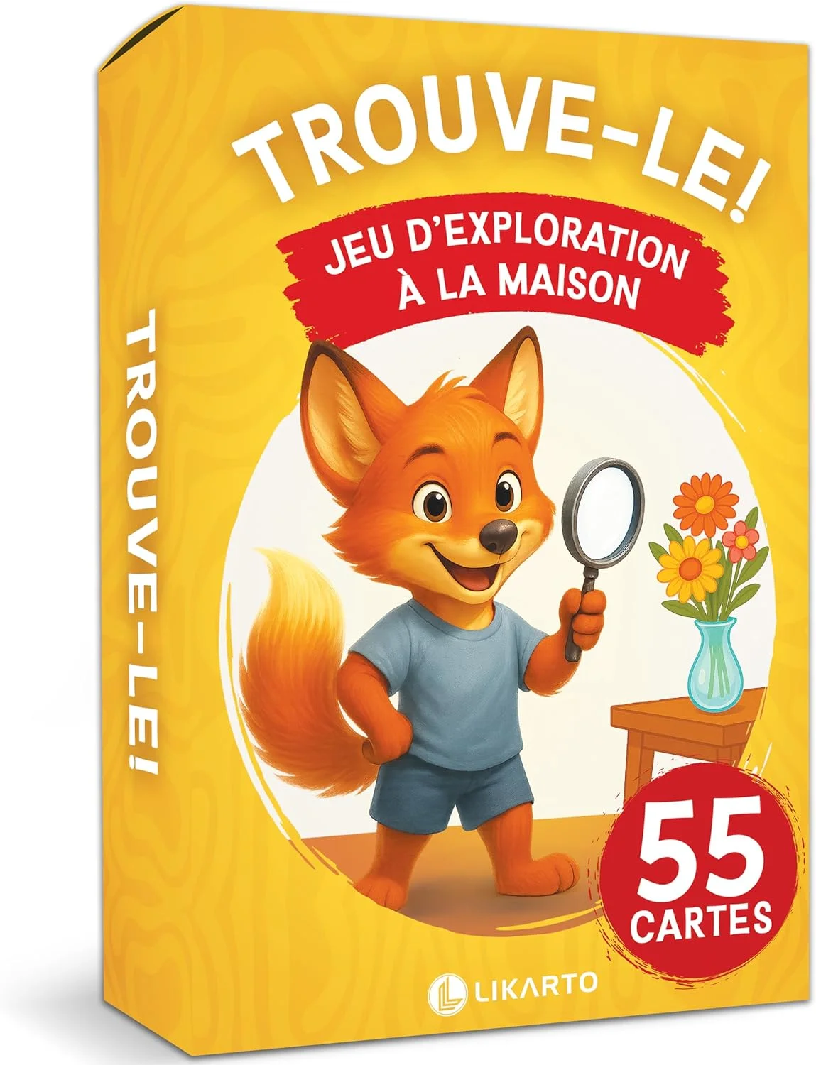 LIKARTO Trouve-Le! - Cartes d'exploration maison dès 4 ans