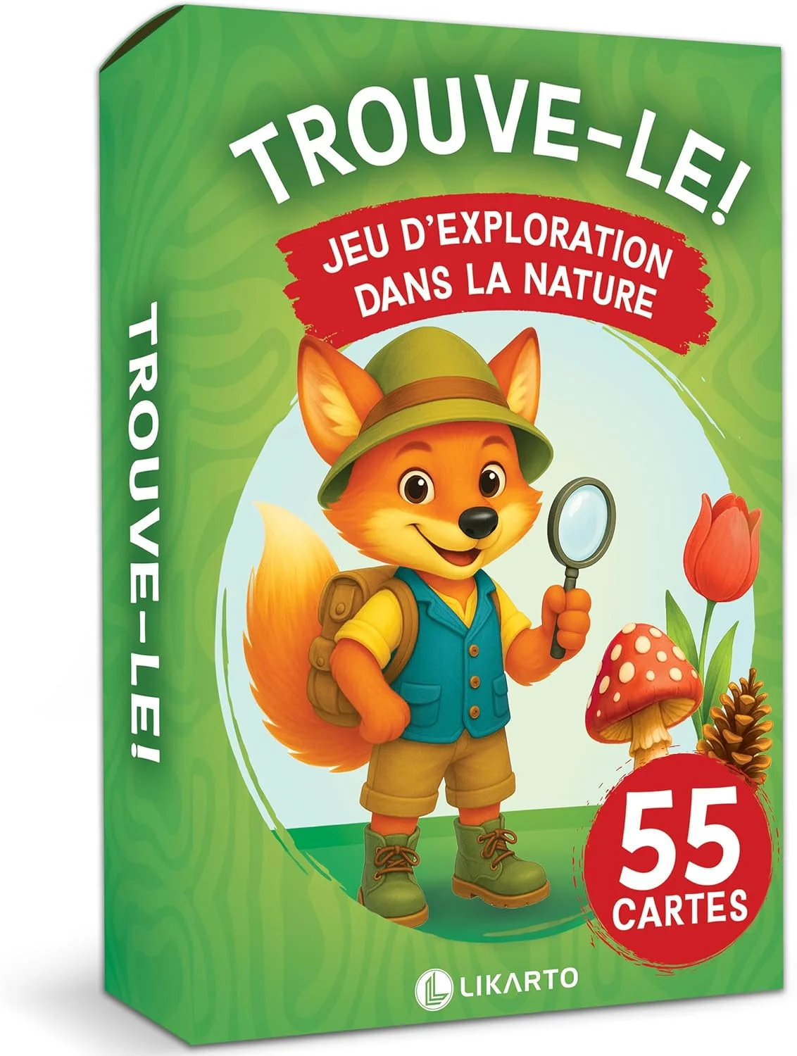 LIKARTO Trouve-Le! - Cartes d'exploration nature dès 4 ans