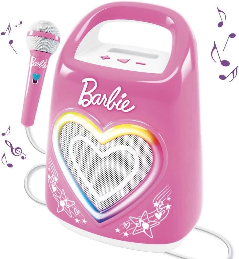 Lisciani Barbie Partymaker - haut-parleur Bluetooth et micro karaoké