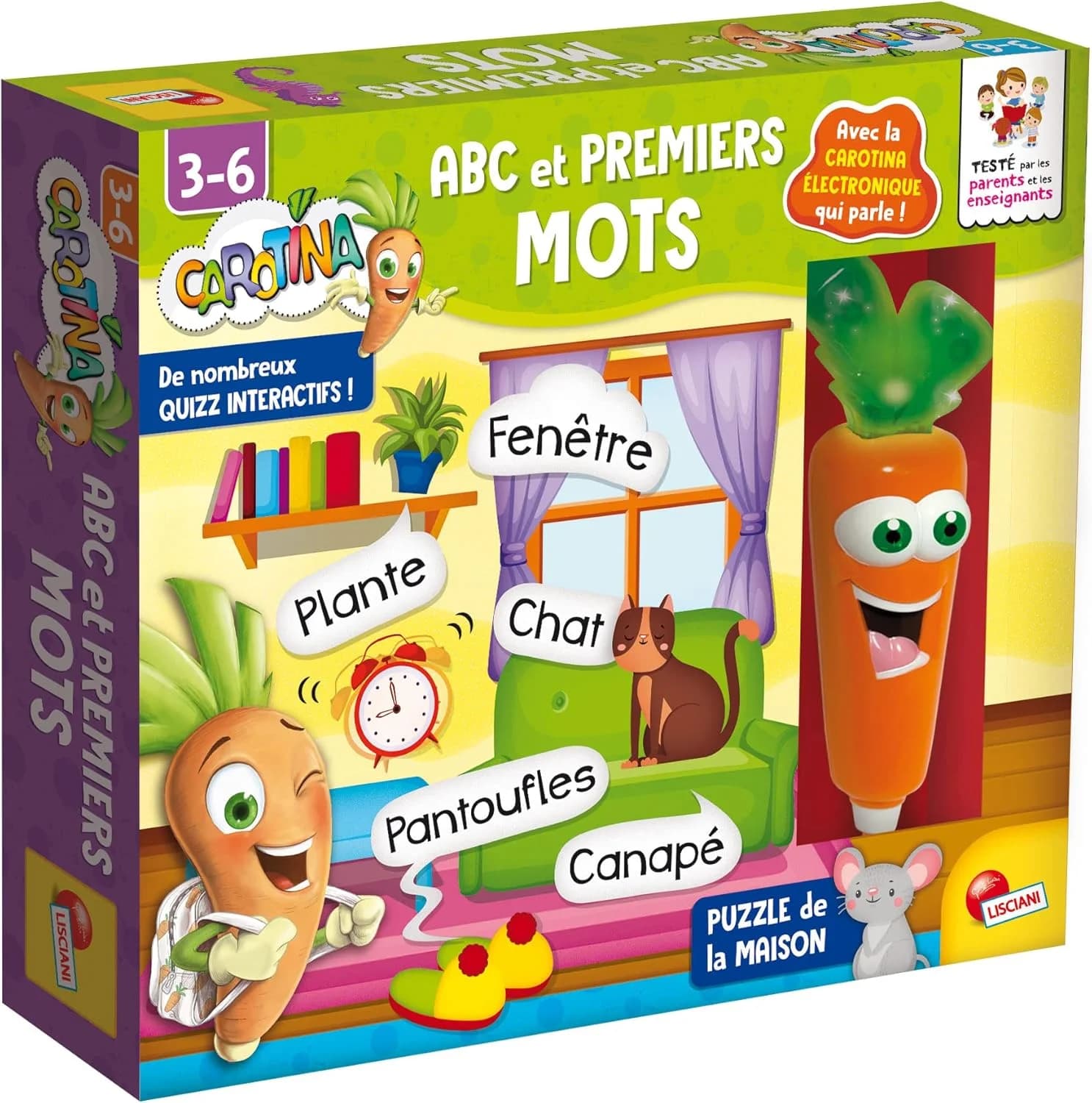 Lisciani Carotina ABC et Premiers Mots - Stylo parlant