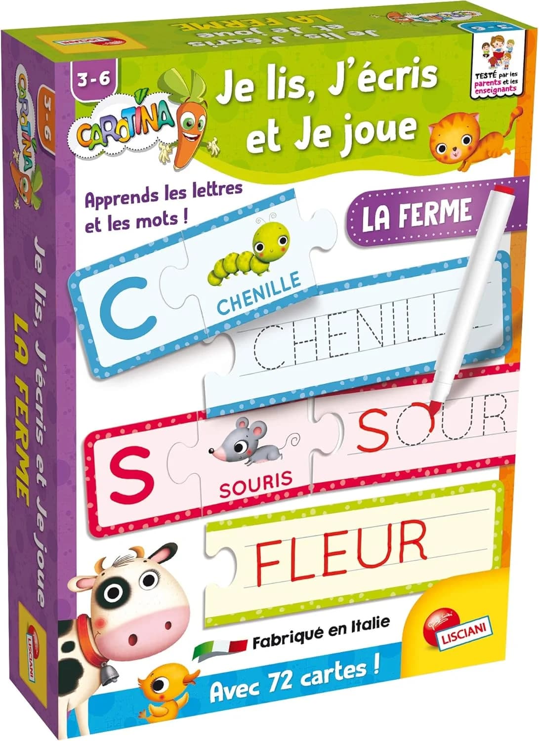 Lisciani Carotina - Je lis, j'écris et je joue