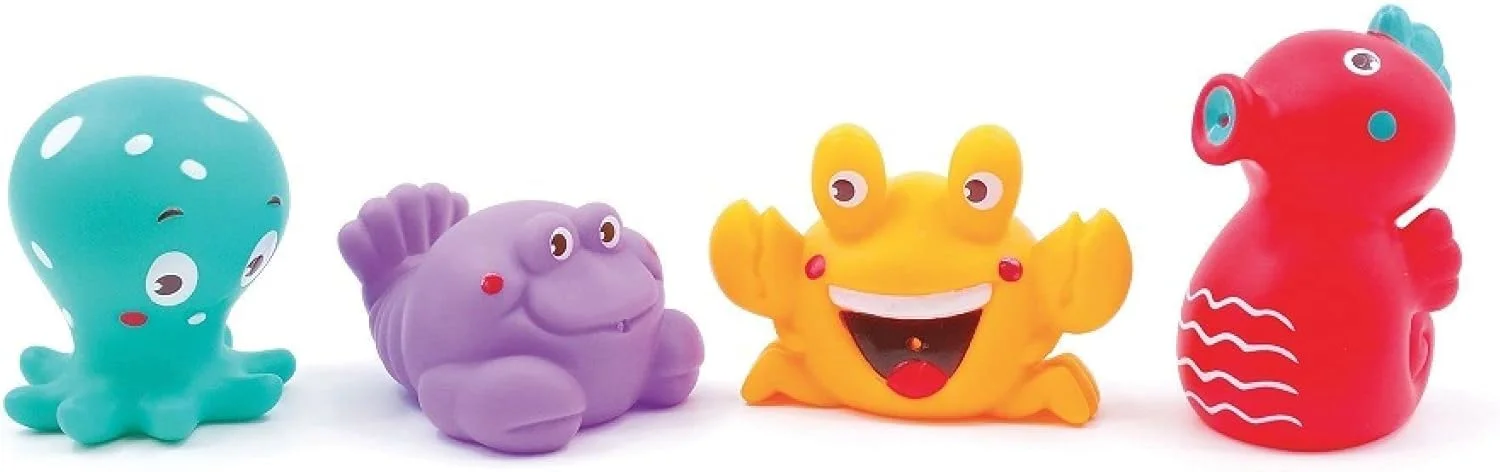 Ludi aspergeurs de bain océan 4 animaux