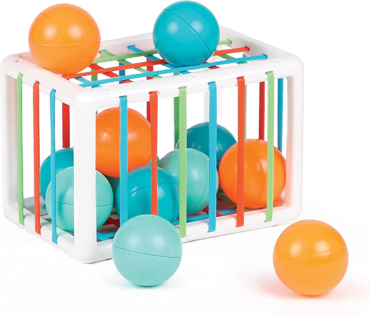 Ludi - Cube de manipulation bébé avec balles sensorielles