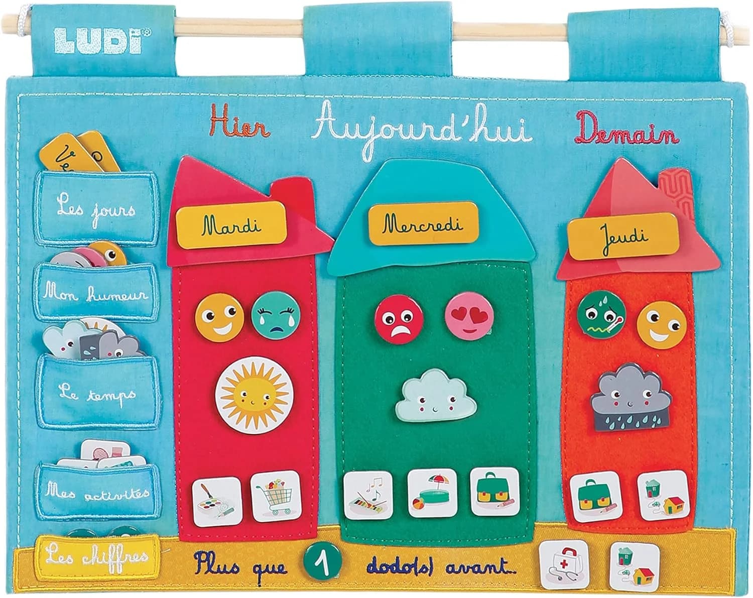 Ludi tableau de routine Le Temps qui Passe dès 3 ans