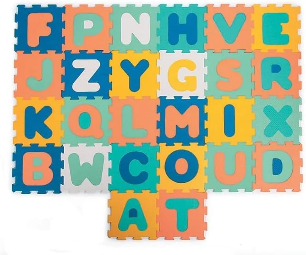 Ludi tapis de sol mousse alphabet multicolore