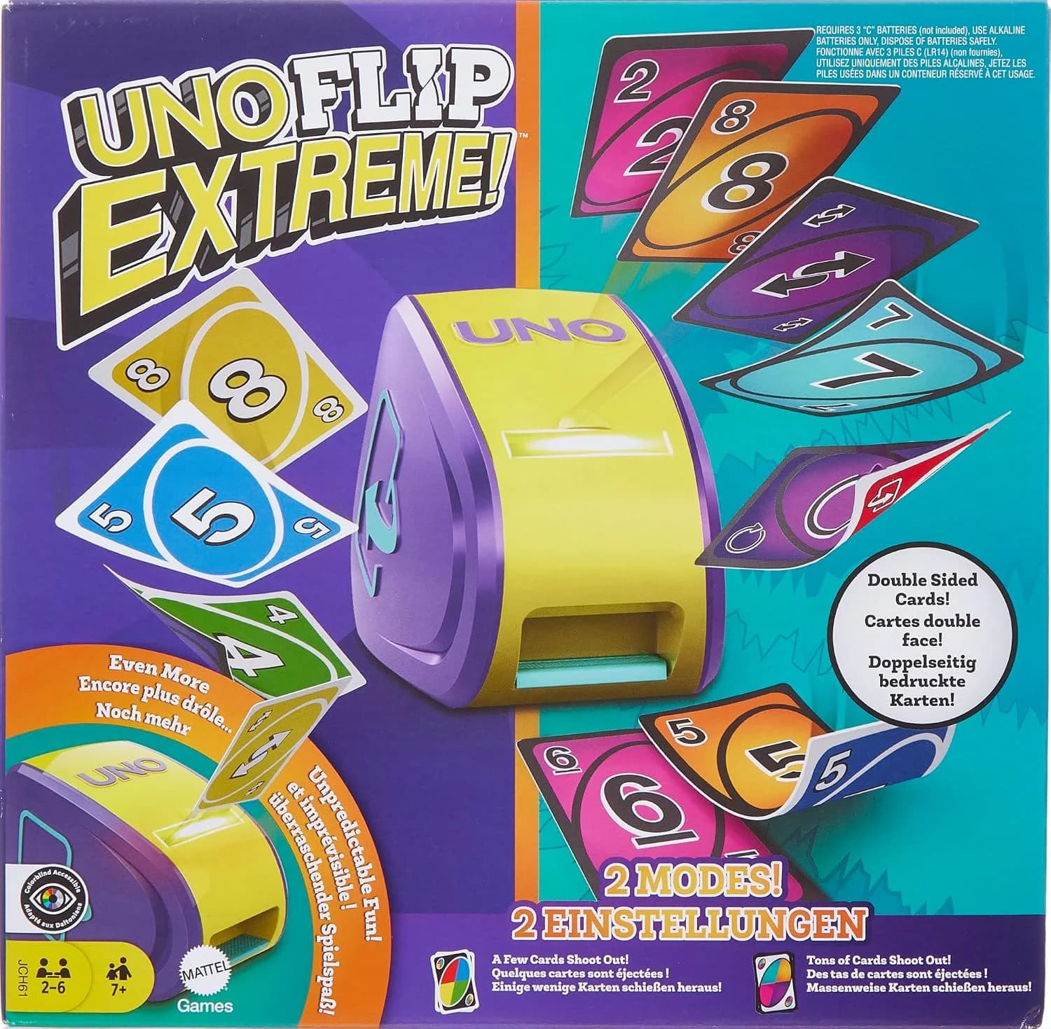 Mattel UNO Flip Extreme avec distributeur