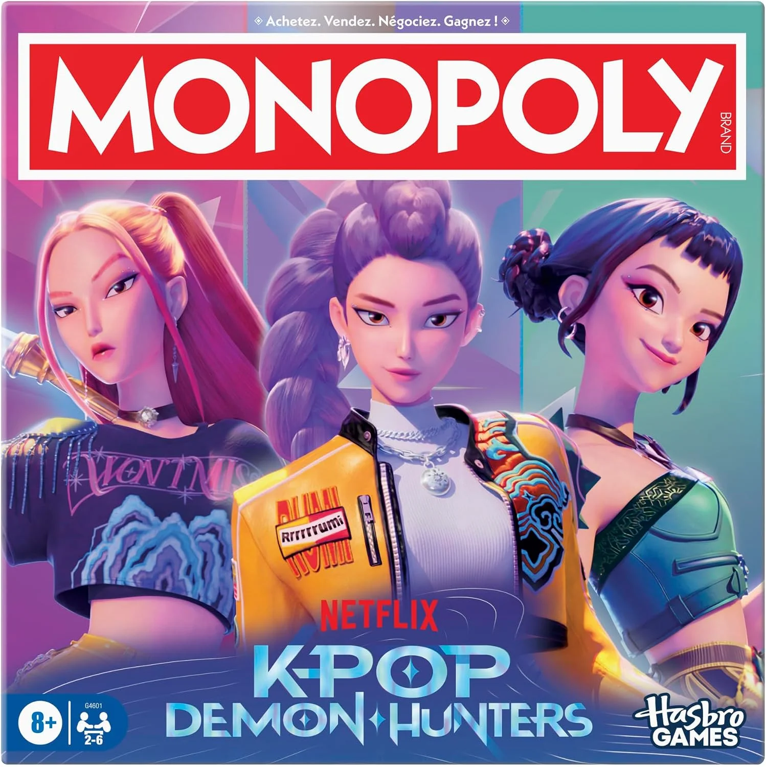Monopoly KPop Demon Hunters, jeu de plateau