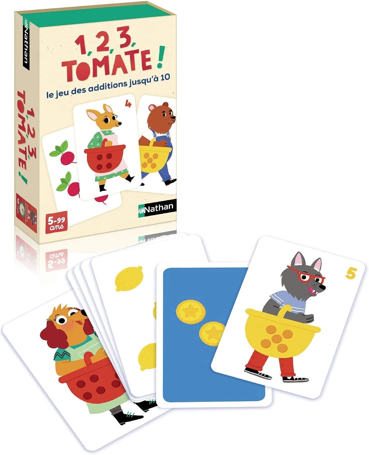 Nathan Au Marché, jeu de calcul dès 5 ans