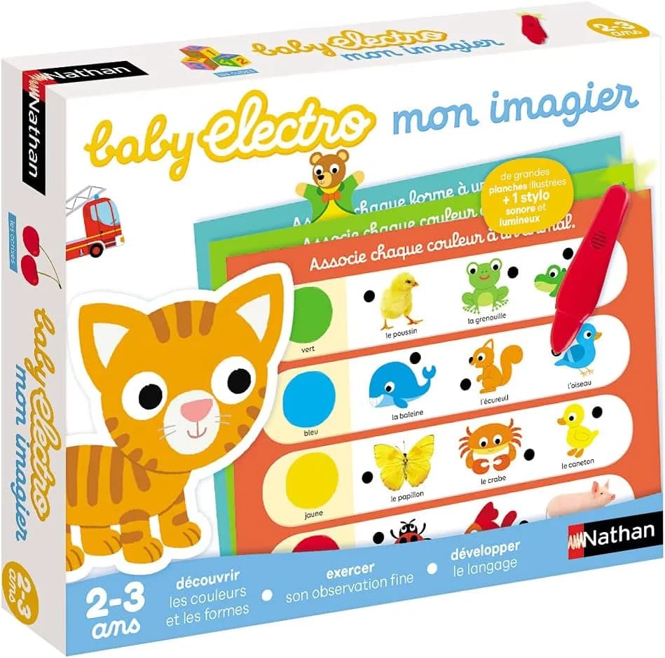 Nathan Baby Electro Mon Imagier, jeu électronique 2-3 ans