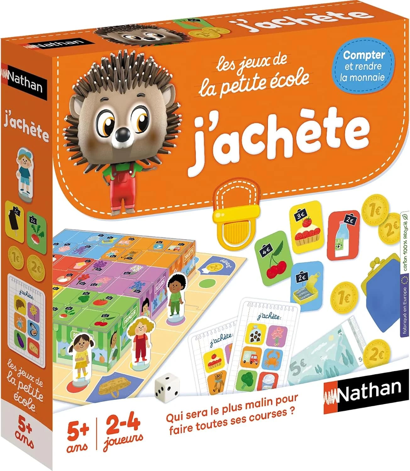 Nathan J'achète, jeu de courses et calcul dès 5 ans