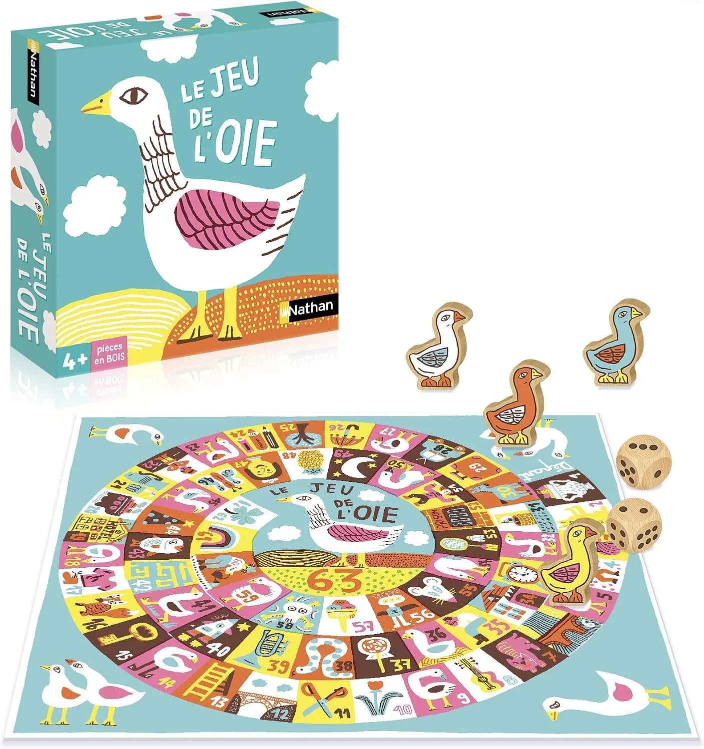 Nathan, jeu de l'oie classique dès 4 ans