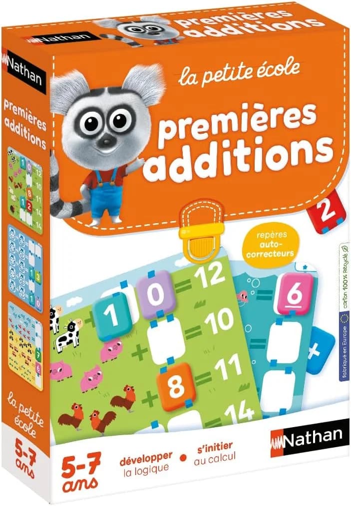 Nathan Premières additions, jeu de calcul dès 5 ans