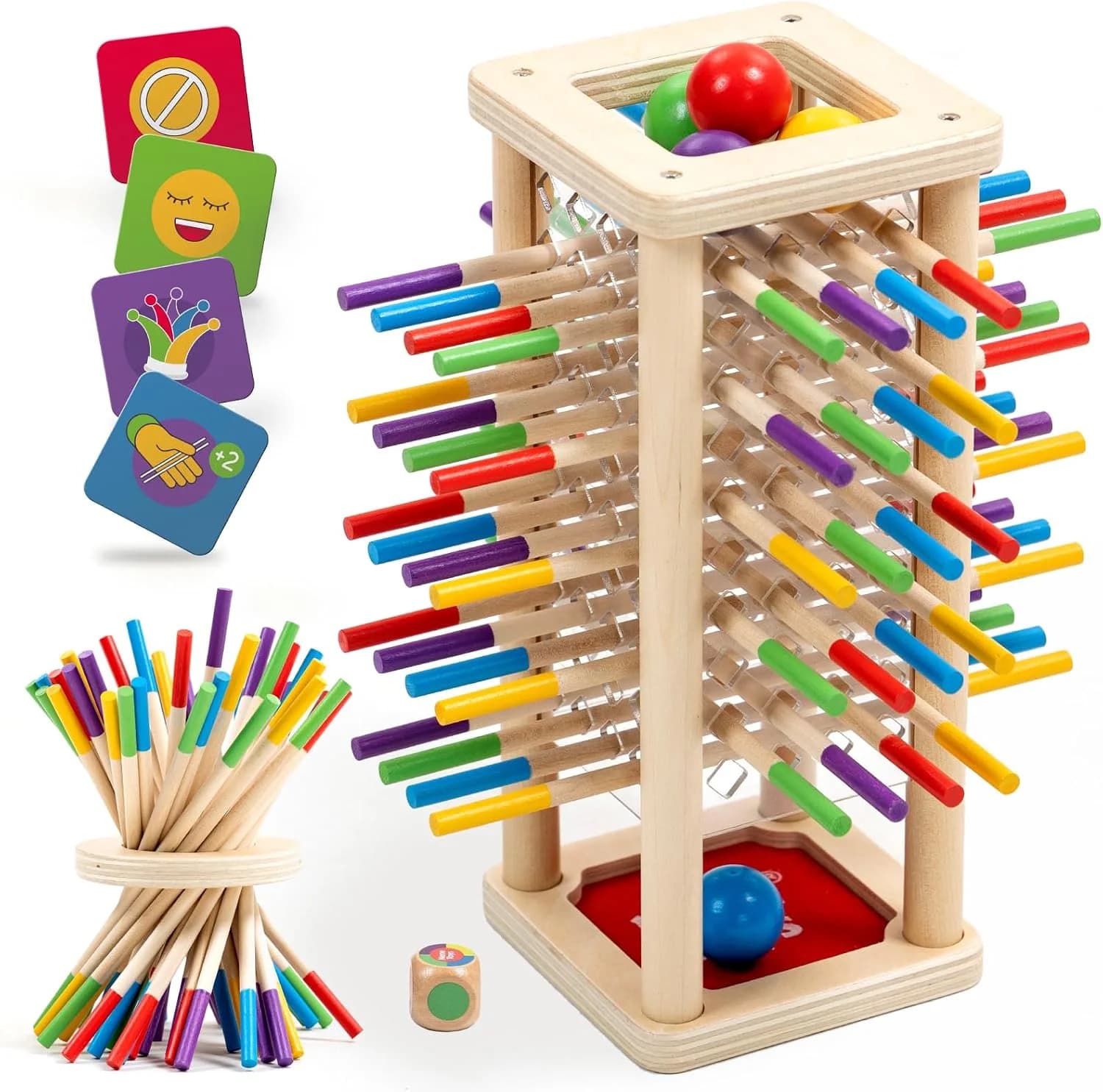 Nene Toys Ballfall, jeu d’adresse en bois dès 3 ans