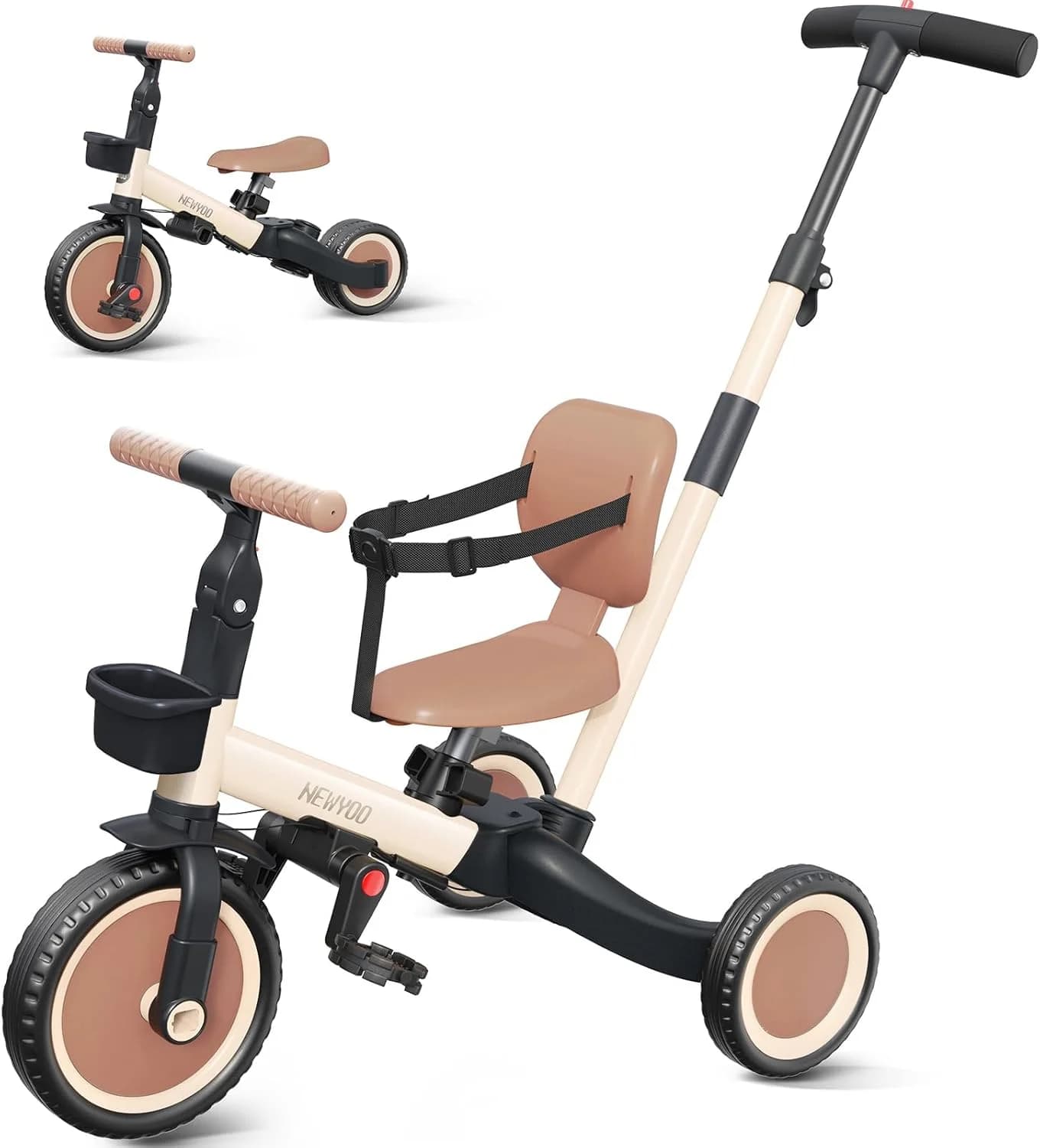 newyoo TR007 Tricycle draisienne 5 en 1