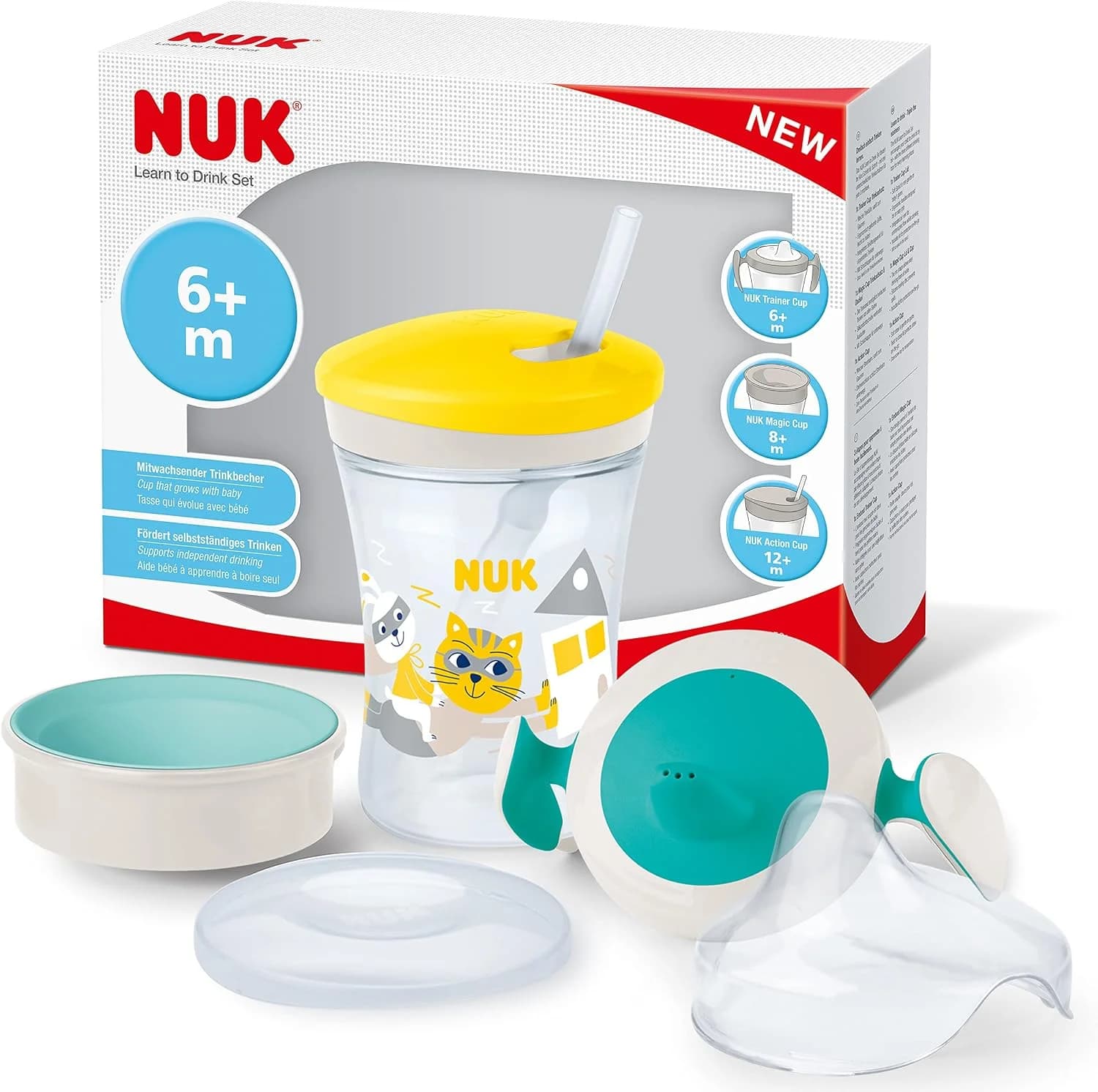NUK tasse évolutive 3 en 1 230 ml
