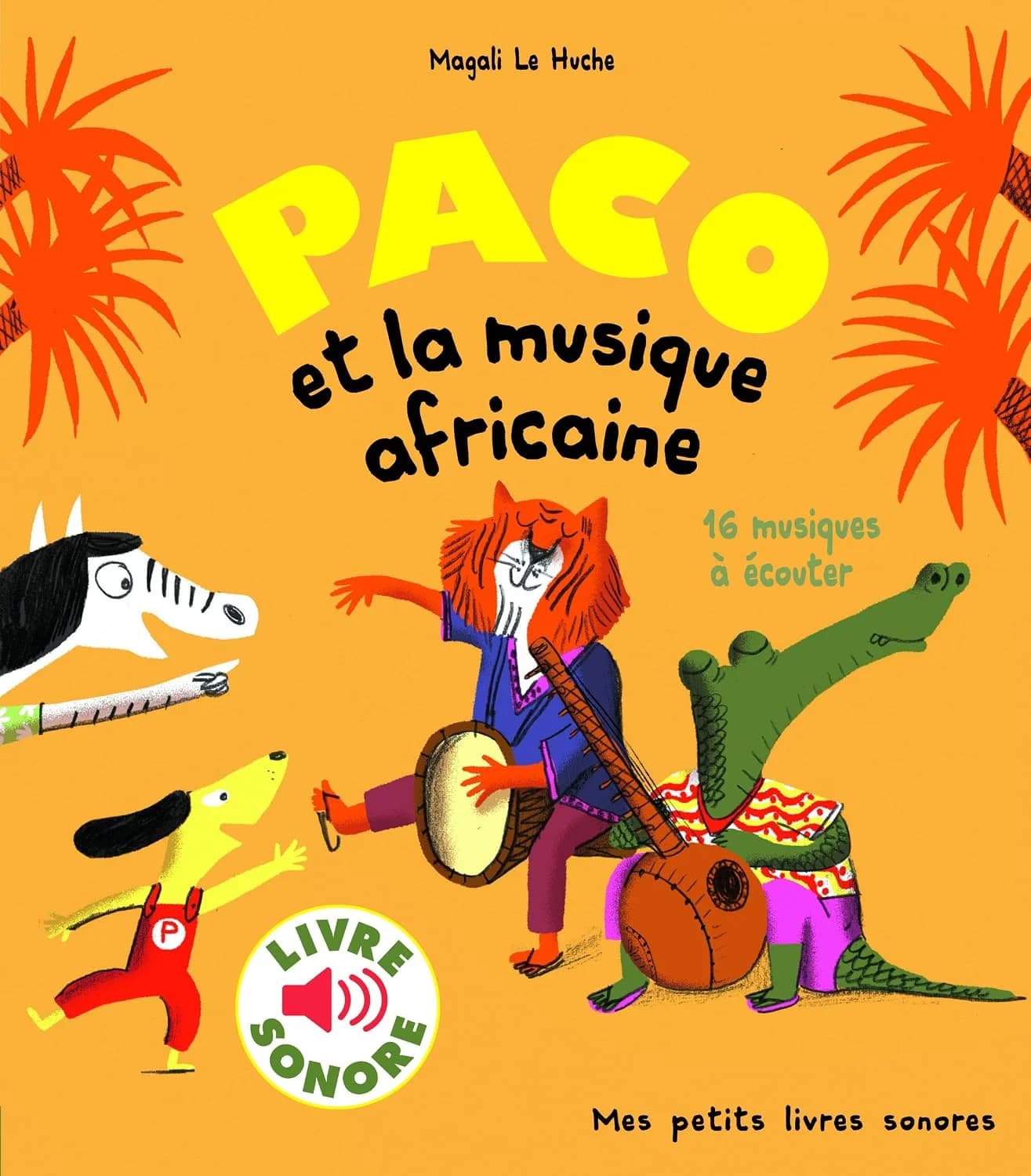 Paco et la musique africaine, livre sonore dès 3 ans