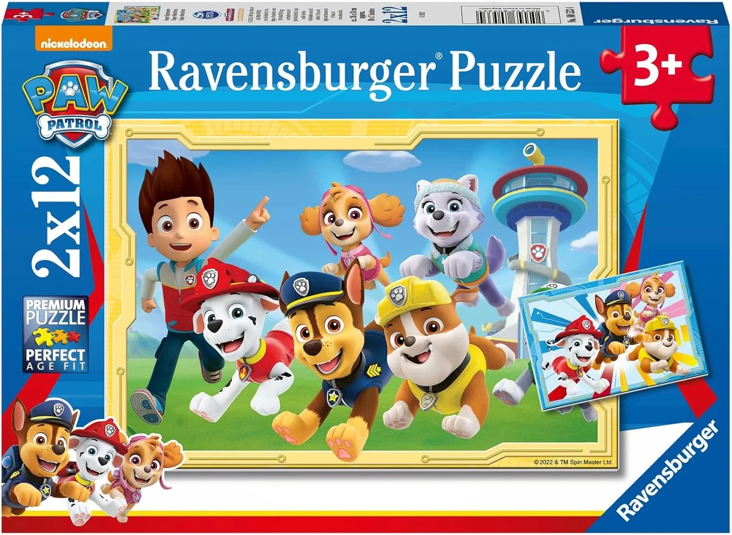 Ravensburger Pat' Patrouille, 2 puzzles de 12 pièces