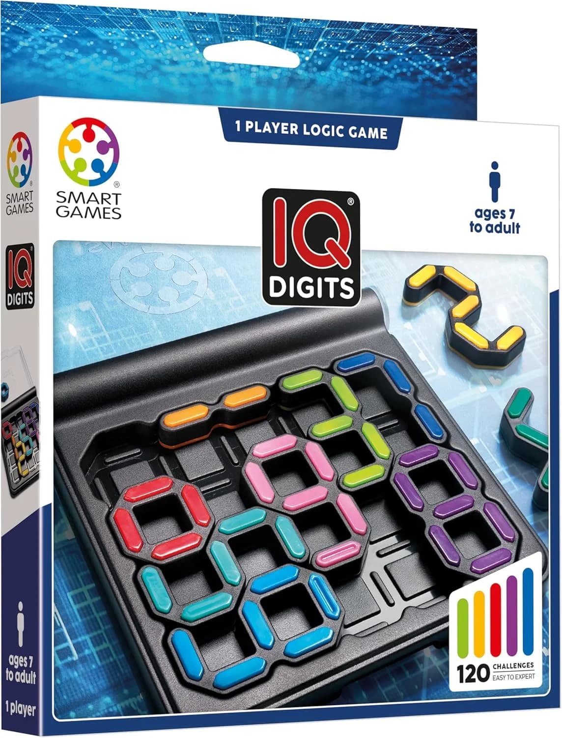 SmartGames IQ Digits – casse-tête chiffres (120 défis)