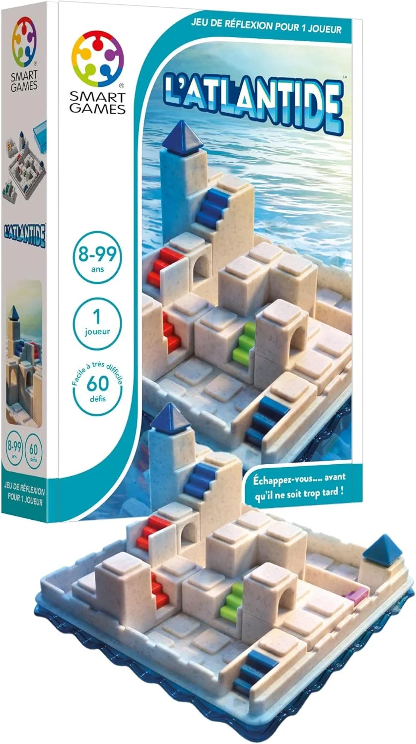 SmartGames L’Atlantide - puzzle 3D d’évasion (1 joueur)