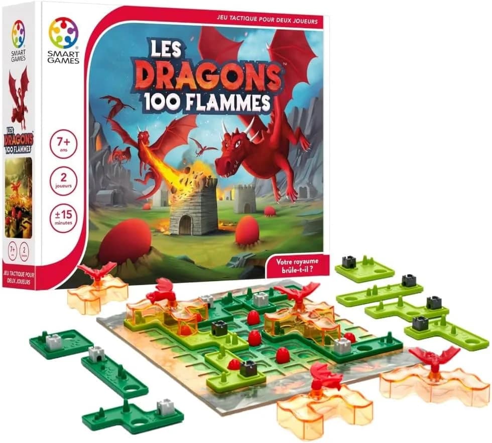 SmartGames Les Dragons 100 Flammes - jeu de stratégie