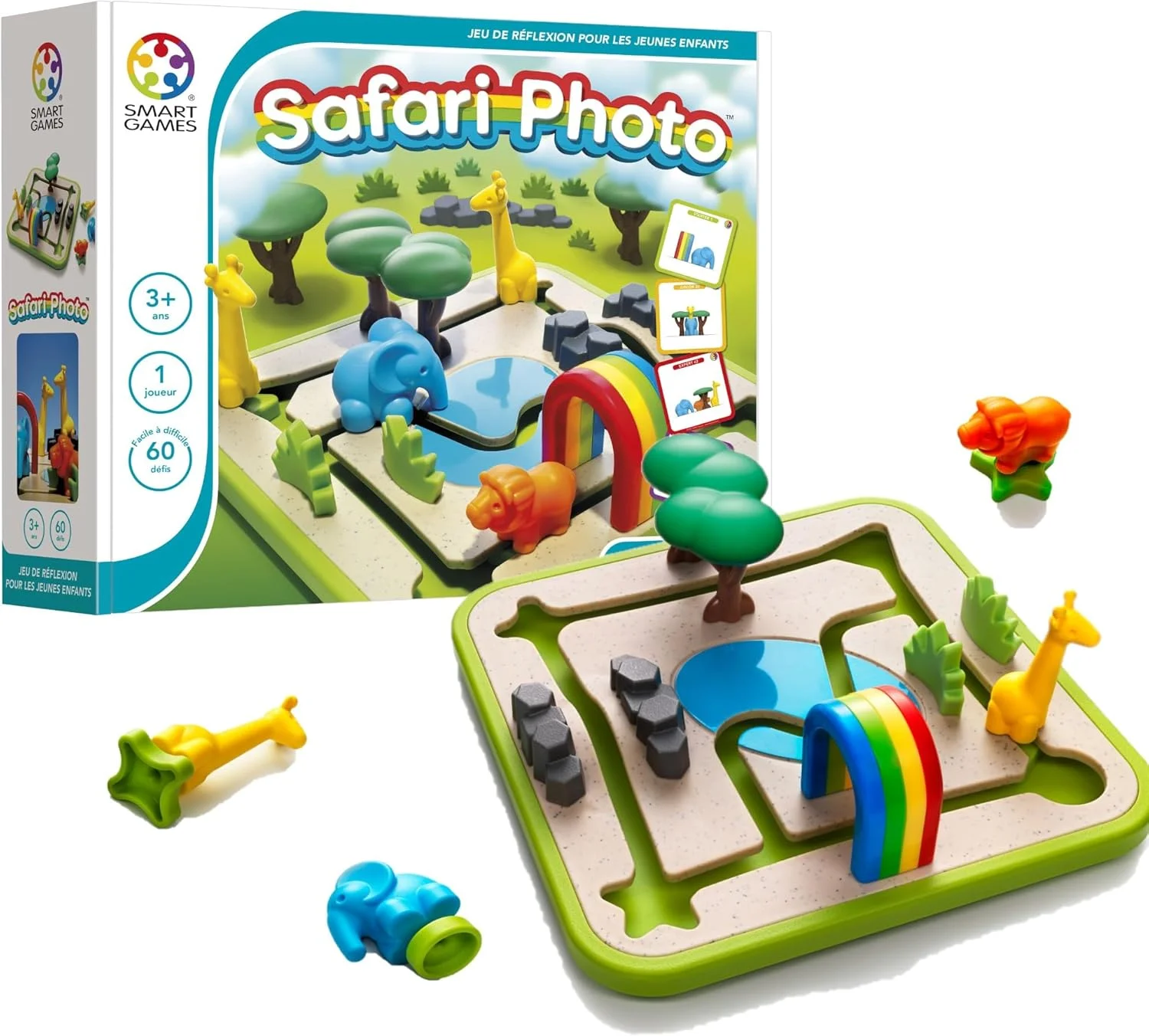 SmartGames Safari Photo - jeu de logique spatial (1 joueur, 3–5 ans)