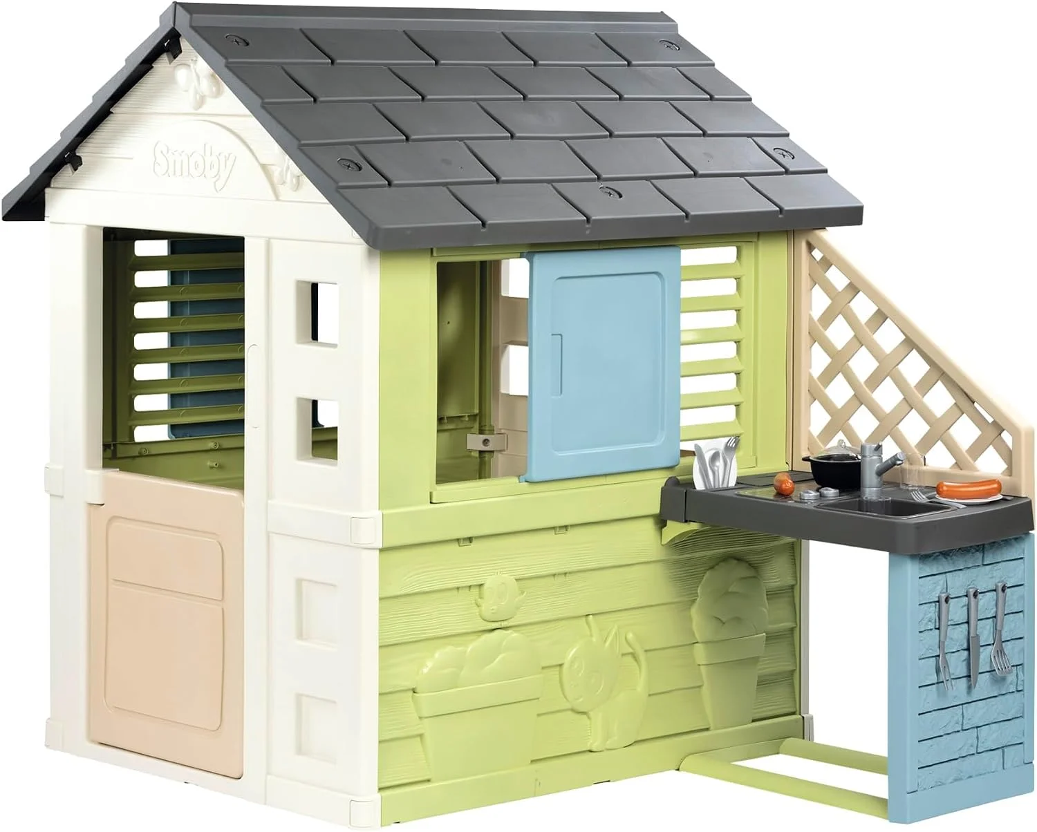 Smoby Life Maison Pretty avec cuisine d'été